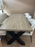 Eettafel, Huis en Inrichting, Ophalen, Zo goed als nieuw, 4 tot 6 stoelen
