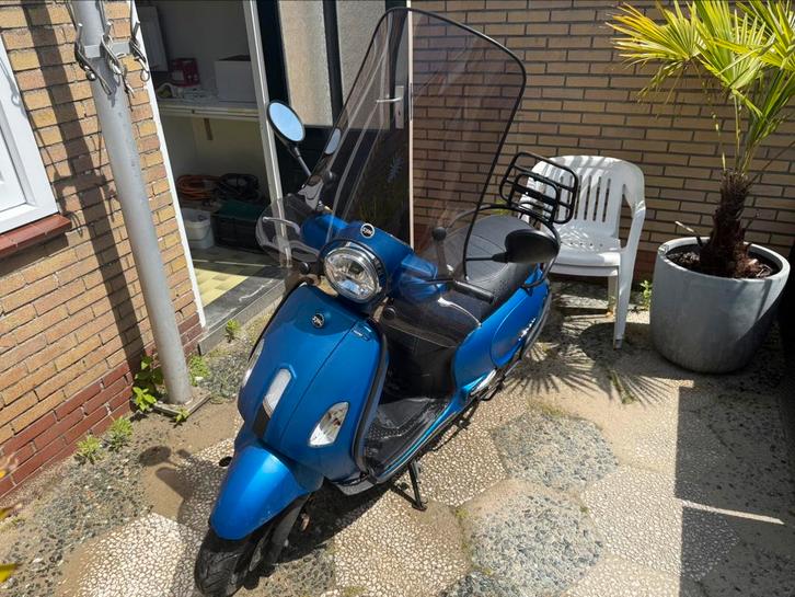Sym fiddle 4, Fietsen en Brommers, Snorfietsen en Snorscooters, Gebruikt, SYM, Tweetakt, Ophalen