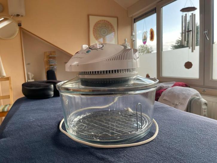 Watshome Ronde Oven met Timer - Zwolle, Witgoed en Apparatuur, Ovens, Gebruikt, Vrijstaand, Oven, Minder dan 45 cm, Hete lucht