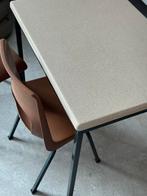 Retro Bureau met 2 Stoelen - Eromes C-3, Ophalen, Gebruikt, Tafel(s) en Stoel(en)
