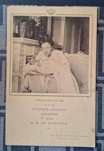 Juliana, foto door Wilhelmina (1) - koningshuis, oranje, Verzamelen, Ophalen of Verzenden, Voor 1920, Ongelopen, Overige thema's