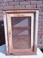 oude metalen voorraadkast, Antiek en Kunst, Curiosa en Brocante, Ophalen of Verzenden
