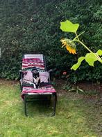 Grote zonneligstoel, Tuin en Terras, Ophalen, Gebruikt, Verstelbaar