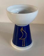 Eierdopje van Arzberg. Op voet met afbeelding. H.8 cm., Overige materialen, Blauw, Ophalen of Verzenden, Zo goed als nieuw