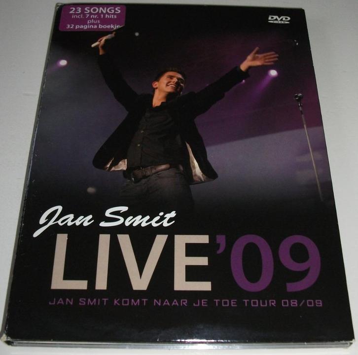 Dvd *** JAN SMIT *** Live '09, Cd's en Dvd's, Dvd's | Muziek en Concerten, Zo goed als nieuw, Muziek en Concerten, Alle leeftijden