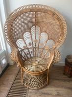 Pauwstoel boho ibiza stoel rotan, Ophalen, Gebruikt, Bruin, Eén