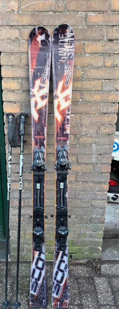 Scott Ski's 159cm met bindingen en stokken, Sport en Fitness, Skiën en Langlaufen, Gebruikt, Ski's, Skiën, Overige merken, Carve