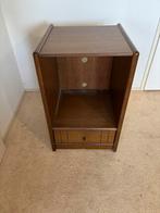 Vintage Houten kastjes  met Lade, Huis en Inrichting, Tafels | Salontafels, Ophalen, Gebruikt, Eikenhout, Minder dan 50 cm