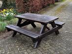 robuuste picknicktafel 1.60x1.60, Gebruikt, Rechthoekig, Ophalen