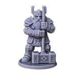 Dungeons & Dragons, D&D, HeroQuest, miniature Dwarf Guard, Ophalen of Verzenden, Zo goed als nieuw