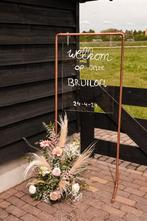 Koper welkomsbord - Te huur, Ophalen, Nieuw, Geboorte of Huwelijk