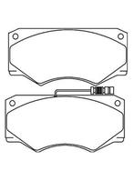 Mintex race remblokken Mercedes G-klasse, Auto-onderdelen, Ophalen of Verzenden, Nieuw, Mercedes-Benz