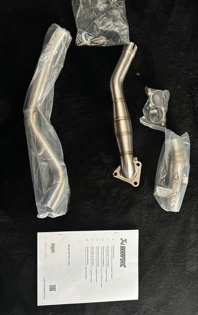 Voorbocht honda x adv 750 akprapovic rvs uitlaat bocht, Motoren, Onderdelen | Honda, Nieuw, Ophalen of Verzenden