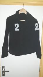 Zwarte S blouse met nummer 2!, Ophalen of Verzenden, Gedragen, Maat 36 (S), Zwart