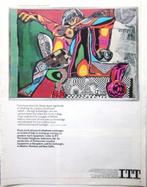 4 vintage advertenties reclames ITT 1970 telecommunication, Verzenden, Gebruikt, Overige typen