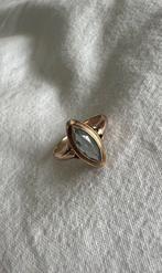 Antieke vintage ring 585 echt goud 14k, Goud, Met edelsteen, Ophalen of Verzenden, Ring