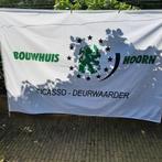 Vlag Bouwhuis Incasso   220 x 140, Diversen, Vlaggen en Wimpels, Ophalen of Verzenden, Zo goed als nieuw