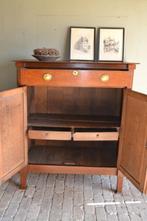 Prachtige antieke eiken houten Empire meidenkast, dressoir., Verzenden