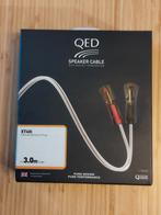 QED XT40i 2 x 3 meter OFC speaker cable airlock plugs, Ophalen of Verzenden, Zo goed als nieuw