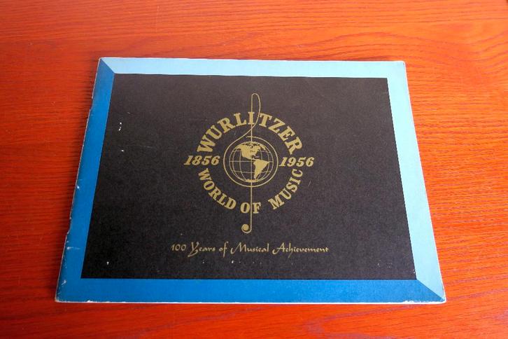 Wurlitzer 1956 originele Centennial brochure jukebox 2000, Verzamelen, Automaten | Jukeboxen, Gebruikt, Wurlitzer, 1950 tot 1960