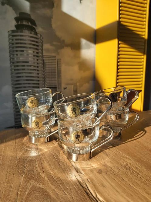 Koffiekopjes glas, Verzamelen, Glas en Borrelglaasjes, Zo goed als nieuw, Overige typen, Ophalen of Verzenden