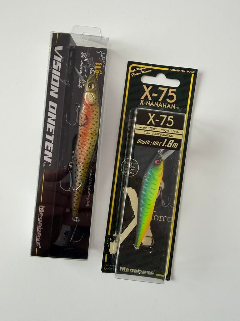 Megabass pluggen, Watersport en Boten, Hengelsport | Roofvissen, Ophalen of Verzenden, Zo goed als nieuw, Overige typen