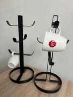 2 Leuke zwarte metalen rekjes voor kopjes/sieraden, Ophalen of Verzenden, Gebruikt