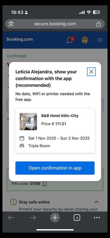 B&B Hotel Köln-City – Triple Room – 50% Discount! beschikbaar voor biedingen