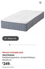 Zgan Ikea pocketvering matras Vagstranda: € 149,00, Huis en Inrichting, Ophalen, Zo goed als nieuw, Eenpersoons, 90 cm