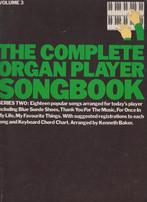 KENNETH BAKER - THE COMPLETE ORGAN PLAYER SONGBOOK, Gebruikt, Ophalen of Verzenden, Artiest of Componist, Keyboard