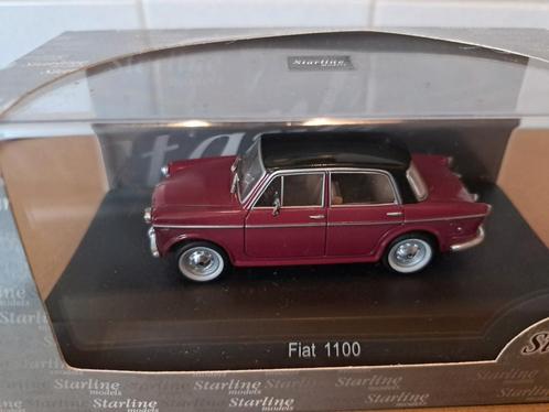 Starline models fiat 1100 (301) rood, Hobby en Vrije tijd, Modelauto's | 1:43, Zo goed als nieuw, Auto, Overige merken, Ophalen of Verzenden