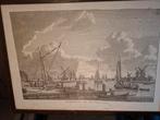 Oude prent Wormerveer van de Poelsluis, Antiek en Kunst, Ophalen