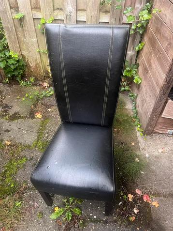 Bruin leren stoelen 4 stuks beschikbaar voor biedingen