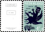 Kinderzegels - Bedankkaart - 1963, Postzegels en Munten, Brieven en Enveloppen | Nederland, Ophalen of Verzenden, Briefkaart