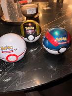 9x Pokemon booster packs in 3 pokeballs!, Hobby en Vrije tijd, Ophalen of Verzenden, Zo goed als nieuw, Booster