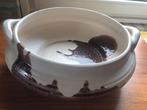 Artistieke Schaal, dia. 24 cm. Hoogte 10 cm. Handgemaakt., Ophalen