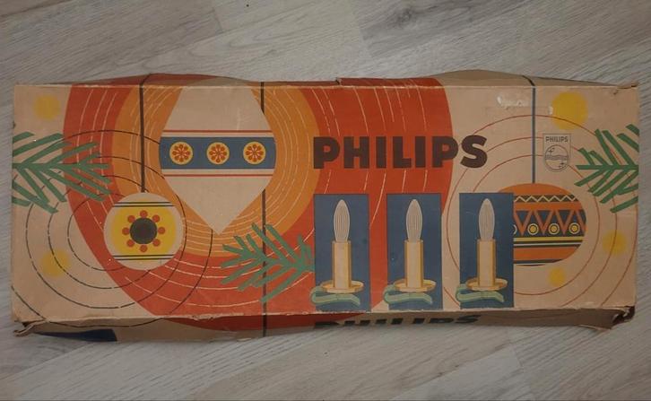 Ouderwetse kerstverlichting Philips, Diversen, Kerst, Gebruikt, Ophalen