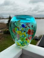 Aquarium vaas, vissen. Zwaar! 2770 gram. Gebruikt maar gaaf., Antiek en Kunst, Kunst | Designobjecten, Ophalen of Verzenden