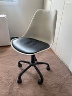 Ikea bureaustoel wit met zwart, Ophalen, Zo goed als nieuw, Wit