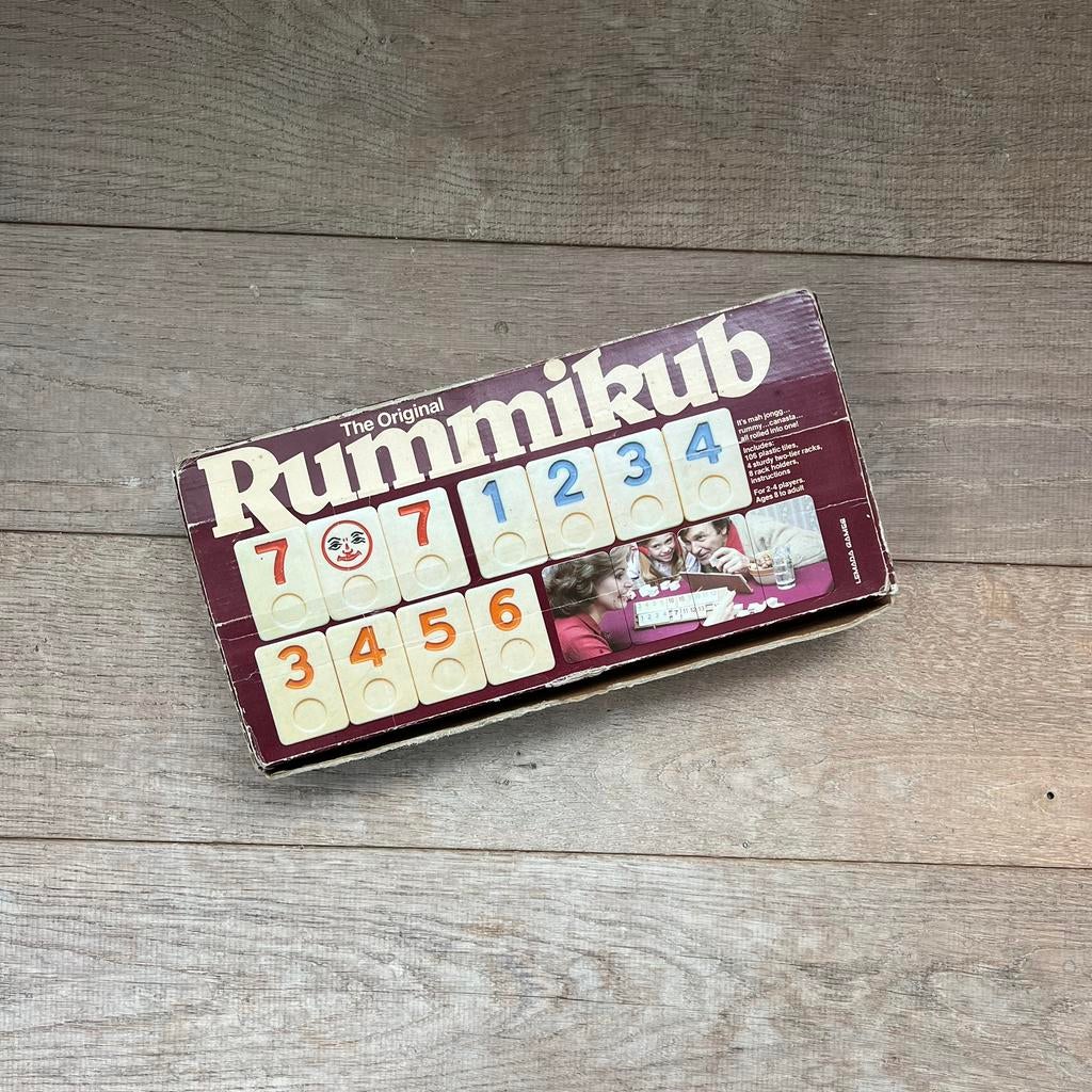 Vintage The Original Rummikub nr. 400 (1980) – Lemada Games, Hobby en Vrije tijd, Gezelschapsspellen | Bordspellen, Gebruikt, Drie of vier spelers