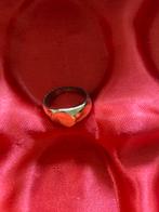 Zilveren zegelring, Sieraden, Tassen en Uiterlijk, Gebruikt, 19 tot 20, Ophalen of Verzenden, Dame of Heer