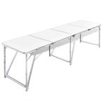 Campingtafel inklapbaar 240x60 aluminium GRATIS VERZENDING!, Caravans en Kamperen, Kampeeraccessoires, Nieuw