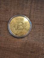 Goudkleurige Bitcoin Munt in Bewaardoos, Postzegels en Munten, Ophalen of Verzenden, Vóór koninkrijk, Overige waardes, Losse munt