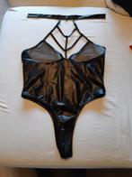Wetlook body Kinky (xl), Ophalen of Verzenden, Zwart, Body of Korset