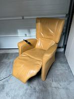 Nette lederen fauteuil / relaxstoel elektrisch, Huis en Inrichting, Gebruikt, Leer, 50 tot 75 cm, Ophalen
