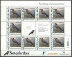 Vogels in Nederland Vel Notenkraker, Ophalen of Verzenden, Postfris