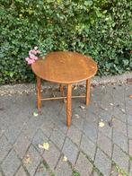 Vintage Rond Bijzettafeltje, Huis en Inrichting, Tafels | Eettafels, Ophalen, Gebruikt, Rond, Tot twee personen