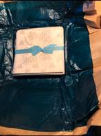 Antiek set van 12 servetten en 2 tafellakens damast wijnrank, Ophalen of Verzenden