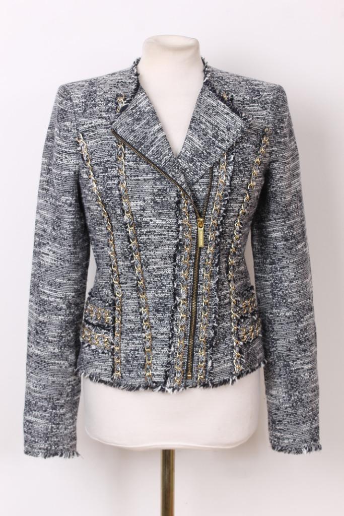 Kerst! Bouclé jasje van Michael Kors, Kleding | Dames, Jasjes, Kostuums en Pakken, Zo goed als nieuw, Jasje, Maat 36 (S), Overige kleuren