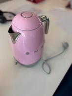 SMEG roze waterkoker met temperatuurregeling, Ophalen of Verzenden, Zo goed als nieuw